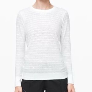Lululemon Breeze By Long Sleeve shirt in white